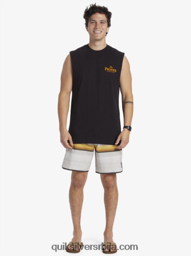 мушкарци Quiksilver x Pacifico равно стрелац тенк црн Z824VN4