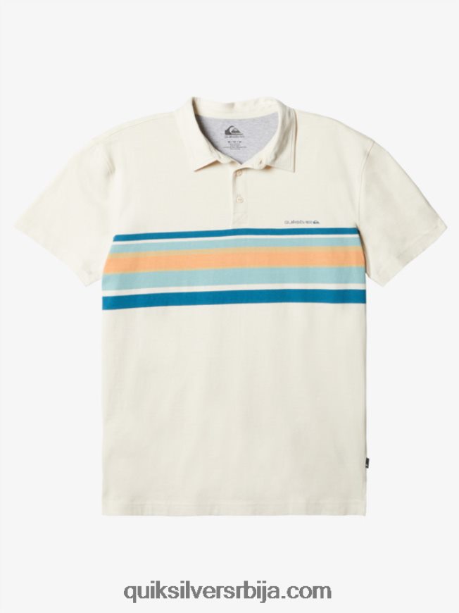 мушкарци Quiksilver пругаста поло мајица кратких рукава бреза пругаста лака 1 Z824VN1625