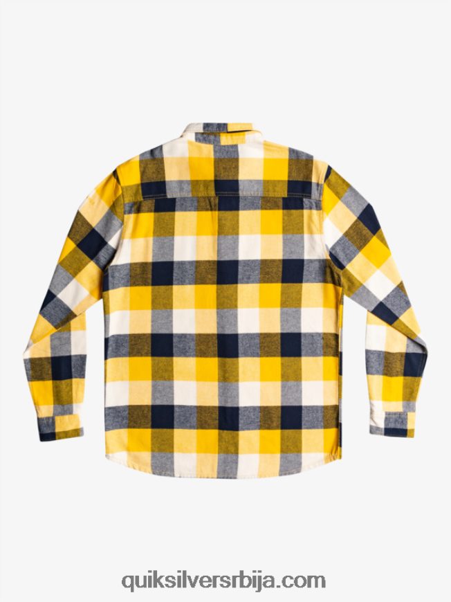 мушкарци Quiksilver фланел кошуља дугих рукава мајка брезова мушица 223 Z824VN1575