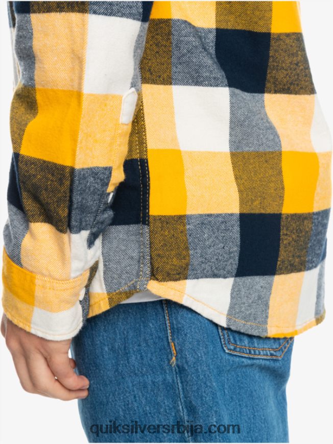 мушкарци Quiksilver фланел кошуља дугих рукава мајка брезова мушица 223 Z824VN1575