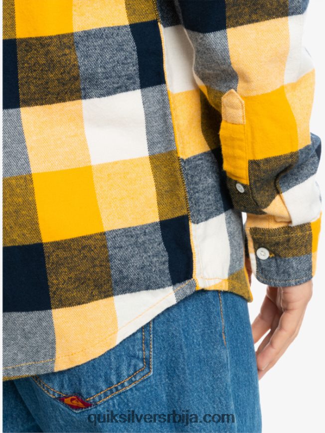 мушкарци Quiksilver фланел кошуља дугих рукава мајка брезова мушица 223 Z824VN1575
