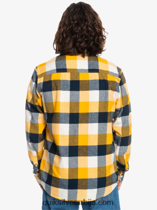 мушкарци Quiksilver фланел кошуља дугих рукава мајка брезова мушица 223 Z824VN1575