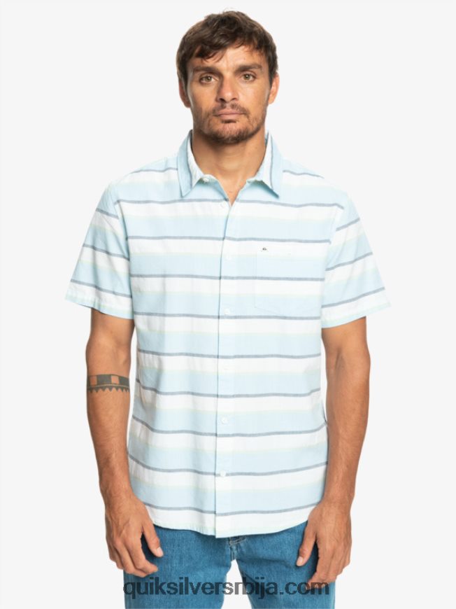 мушкарци Quiksilver цали сунрисе кошуља кратких рукава бели кали излазак сунца 231 Z824VN1206