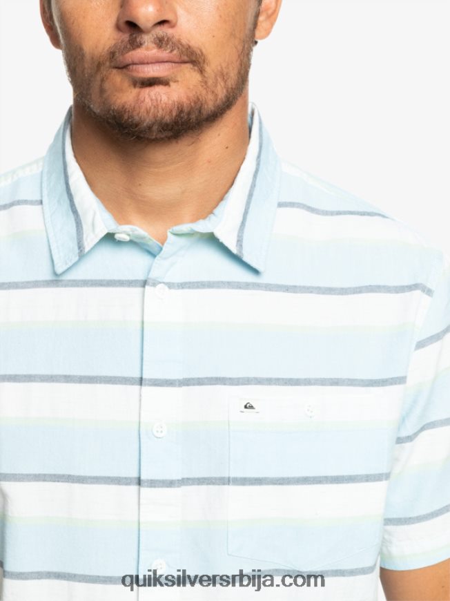 мушкарци Quiksilver цали сунрисе кошуља кратких рукава бели кали излазак сунца 231 Z824VN1206
