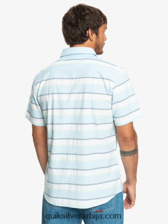 мушкарци Quiksilver цали сунрисе кошуља кратких рукава бели кали излазак сунца 231 Z824VN1206