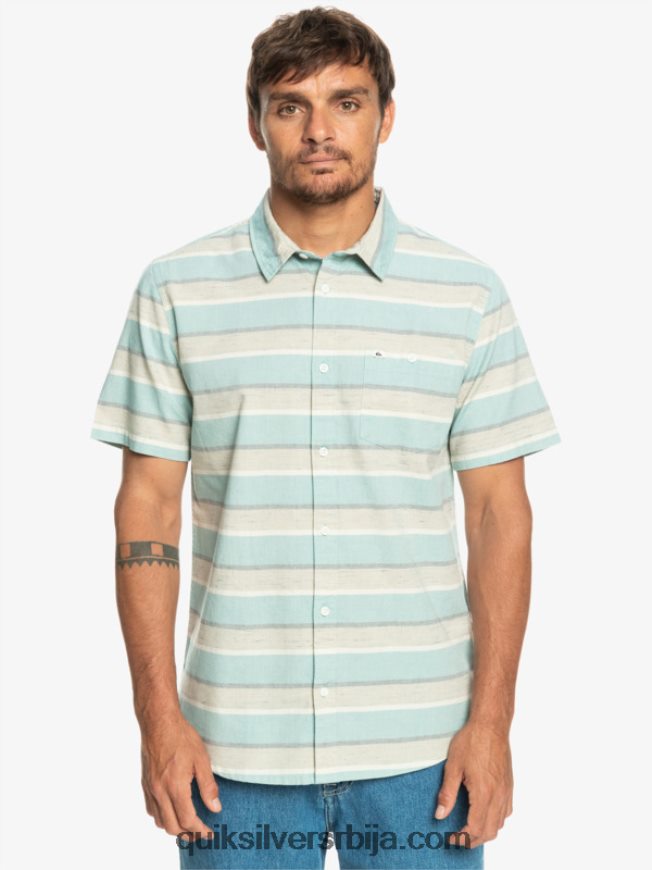 мушкарци Quiksilver цали сунрисе кошуља кратких рукава плаза таупе цали излазак сунца 231 Z824VN1207