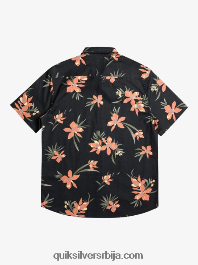 мушкарци Quiksilver кошуља кратких рукава црн холидазед Z824VN1087