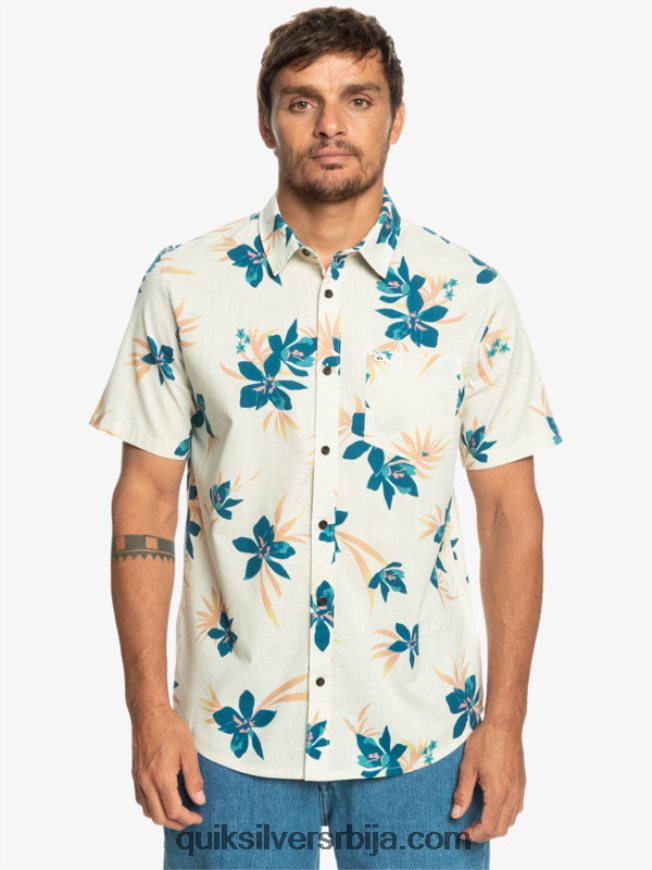 мушкарци Quiksilver кошуља кратких рукава бирцх холидазед Z824VN1088