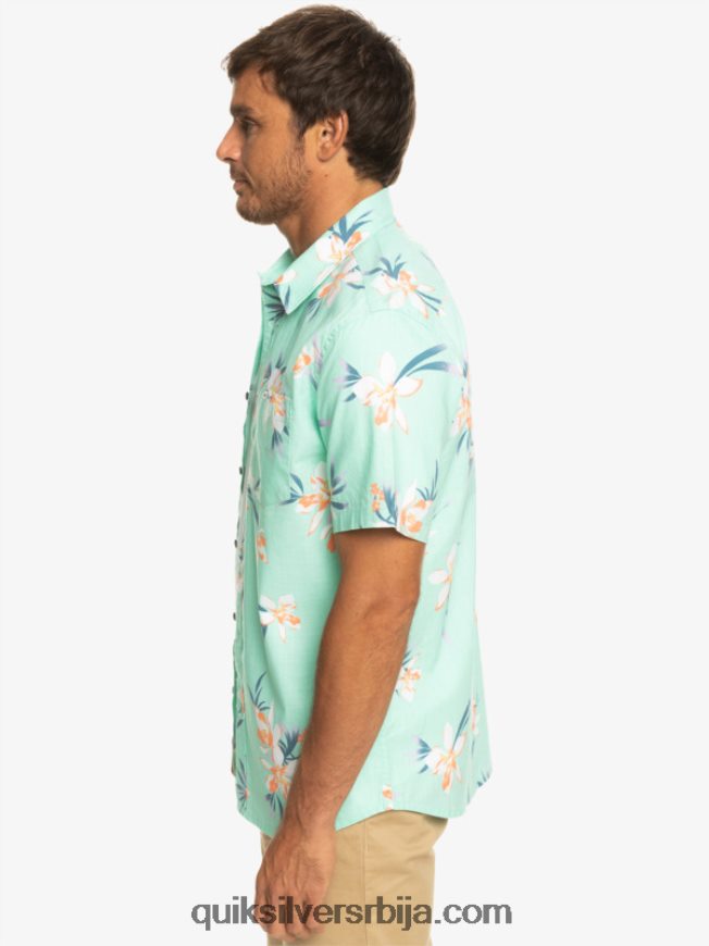 мушкарци Quiksilver кошуља кратких рукава стакло на плажи холидазед Z824VN1089