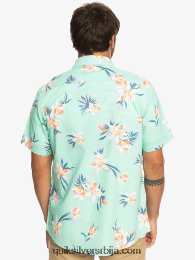 мушкарци Quiksilver кошуља кратких рукава стакло на плажи холидазед Z824VN1089