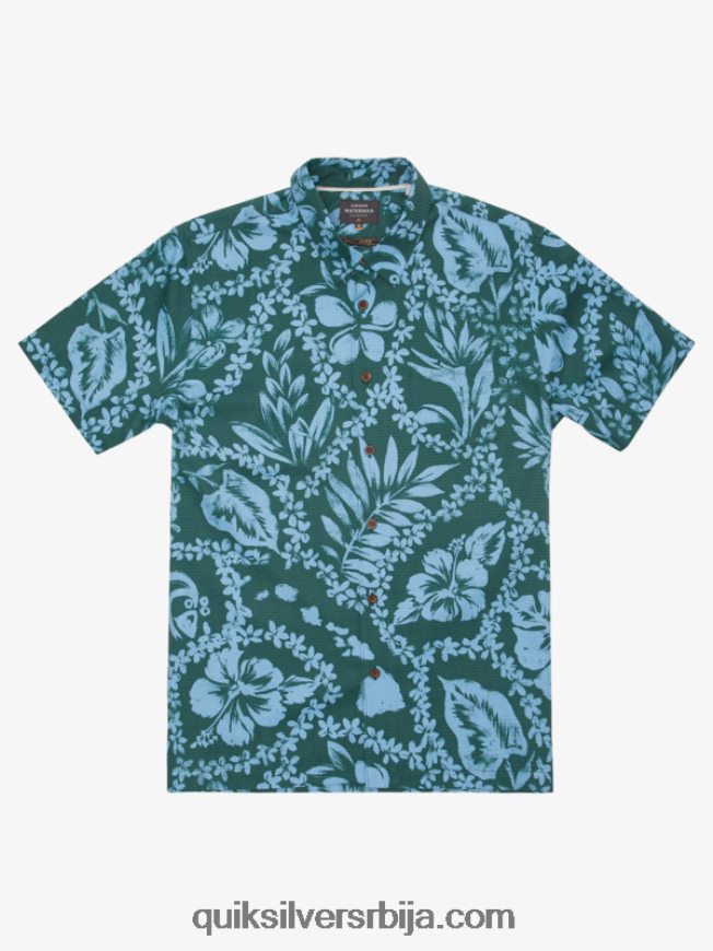 мушкарци Quiksilver ватерман долазак леи кошуља кратких рукава дим бор долазак леи Z824VN1108