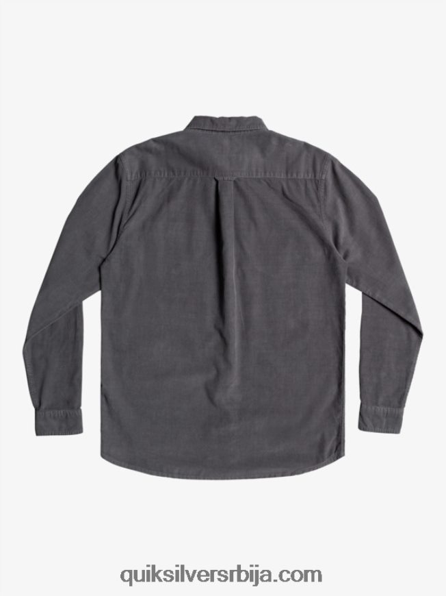мушкарци Quiksilver кошуља дугих рукава смоке траил гвоздена капија Z824VN1223