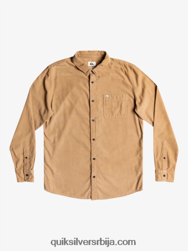 мушкарци Quiksilver кошуља дугих рукава смоке траил танин Z824VN1224