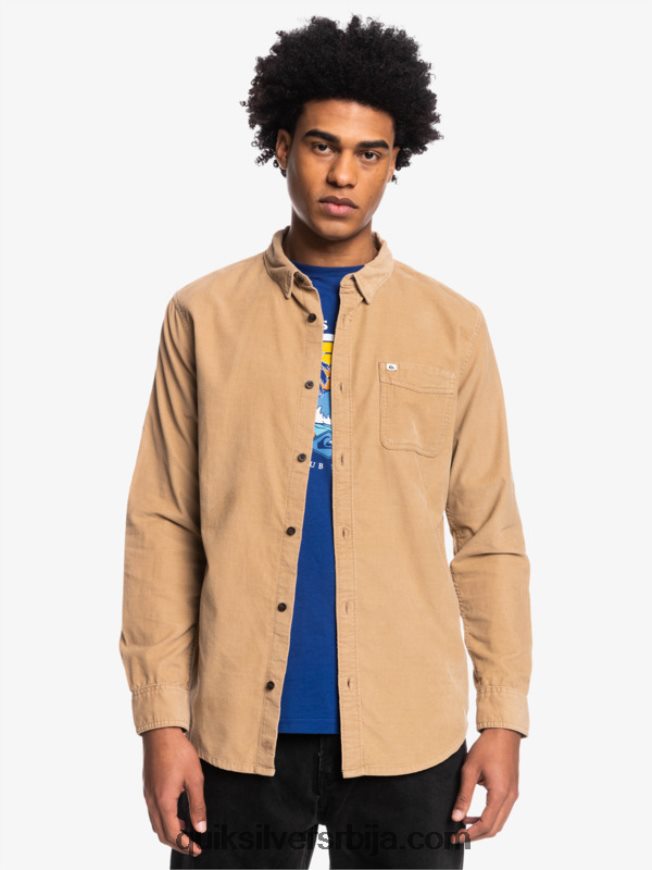мушкарци Quiksilver кошуља дугих рукава смоке траил танин Z824VN1224