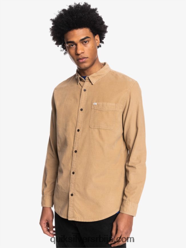 мушкарци Quiksilver кошуља дугих рукава смоке траил танин Z824VN1224