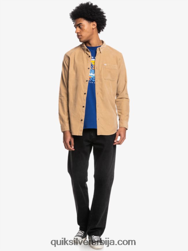 мушкарци Quiksilver кошуља дугих рукава смоке траил танин Z824VN1224