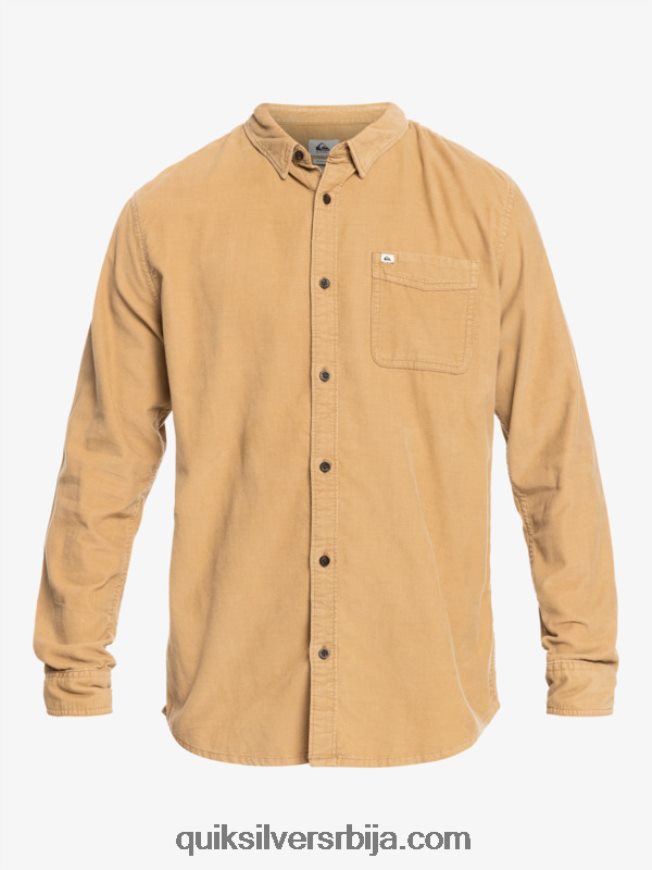 мушкарци Quiksilver кошуља дугих рукава смоке траил танин Z824VN1224