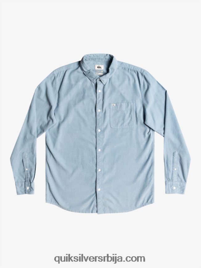 мушкарци Quiksilver кошуља дугих рукава смоке траил асхлеи блуе Z824VN1225