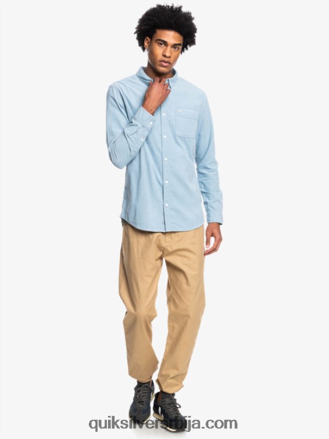 мушкарци Quiksilver кошуља дугих рукава смоке траил асхлеи блуе Z824VN1225