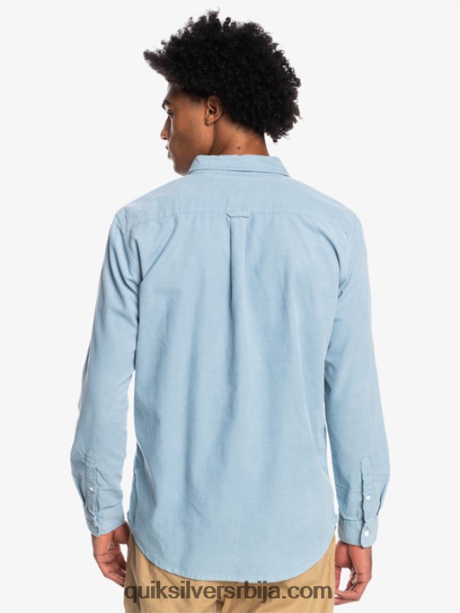 мушкарци Quiksilver кошуља дугих рукава смоке траил асхлеи блуе Z824VN1225