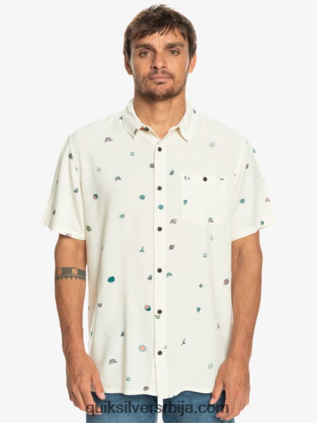 мушкарци Quiksilver минимарк кошуља кратких рукава бреза минимарк Z824VN1226
