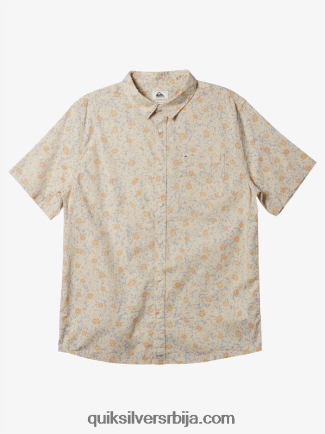 мушкарци Quiksilver мекана кошуља кратких рукава бирцх меллов фузз Z824VN1232