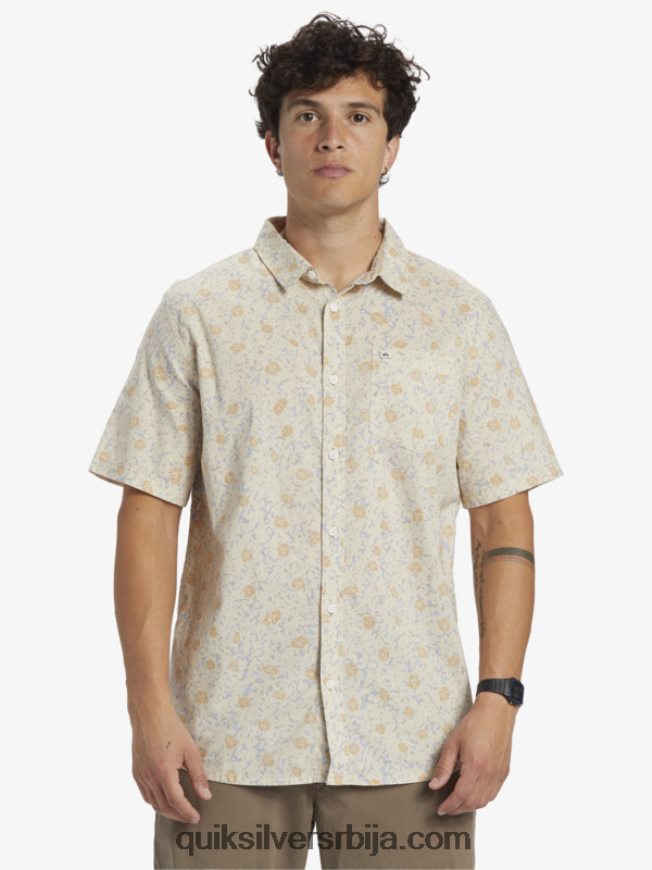 мушкарци Quiksilver мекана кошуља кратких рукава бирцх меллов фузз Z824VN1232