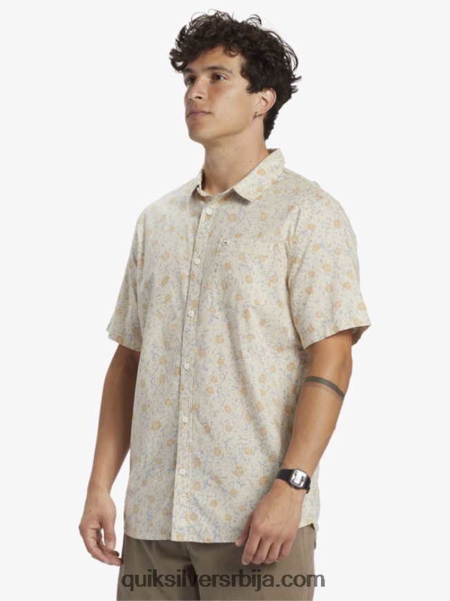 мушкарци Quiksilver мекана кошуља кратких рукава бирцх меллов фузз Z824VN1232