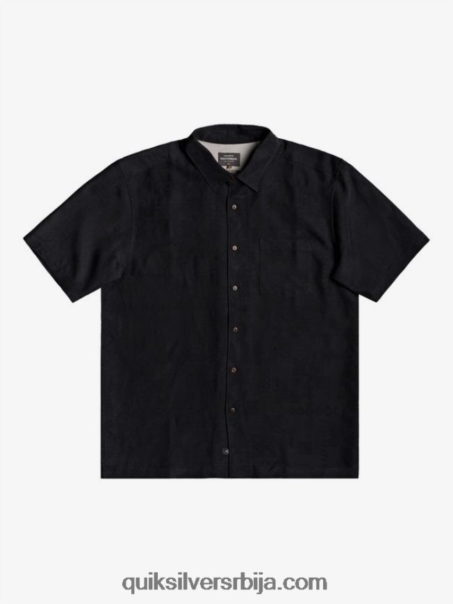 мушкарци Quiksilver кошуља кратких рукава ватерман келпиес баи црн Z824VN1357