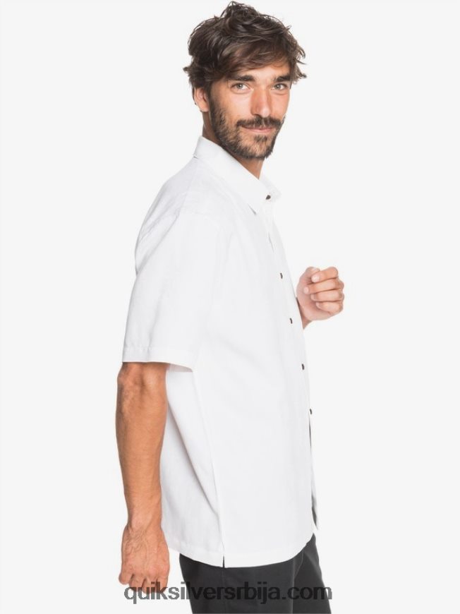 мушкарци Quiksilver кошуља кратких рукава ватерман келпиес баи бео Z824VN1358
