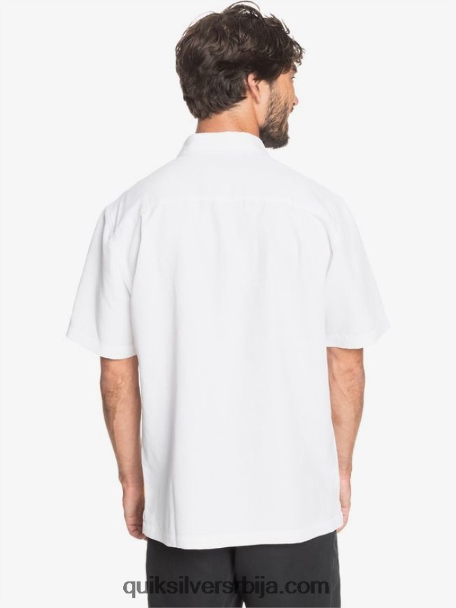мушкарци Quiksilver кошуља кратких рукава ватерман келпиес баи бео Z824VN1358