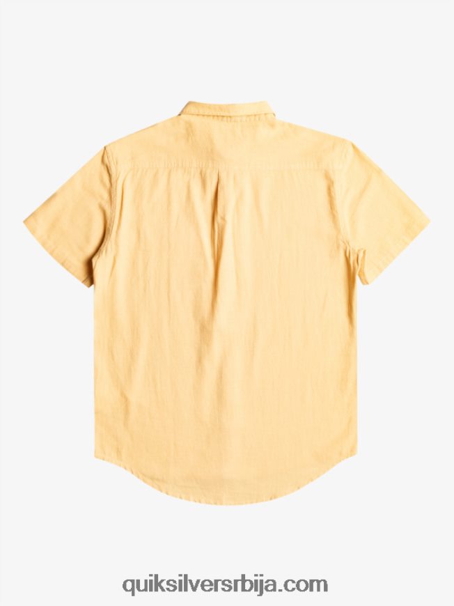 мушкарци Quiksilver кошуља кратких рукава тиме бок пшеница Z824VN1361