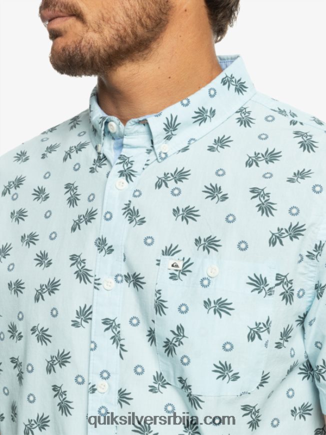 мушкарци Quiksilver од океана до раја кошуља кратких рукава небо плаво од океана Z824VN1389