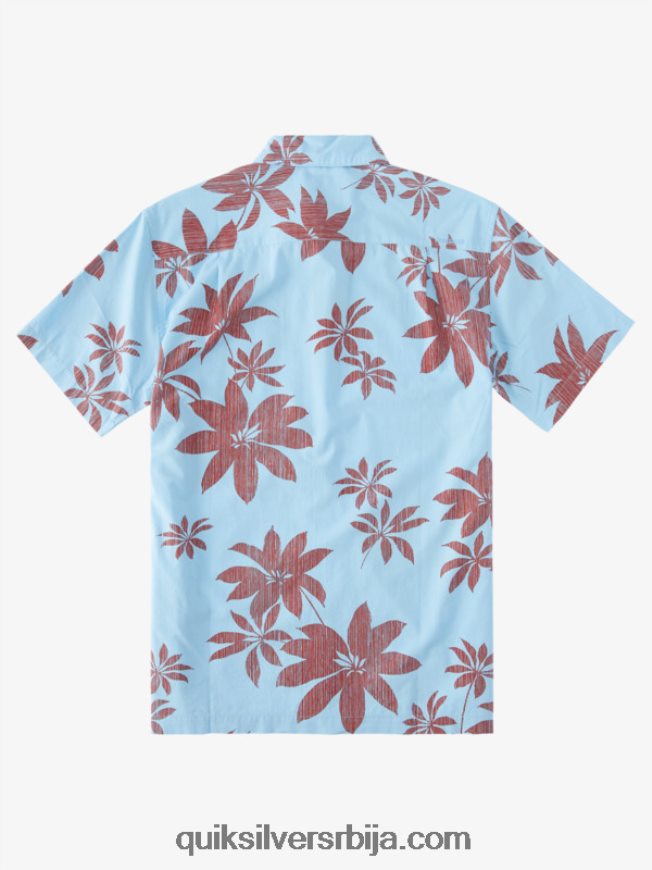 мушкарци Quiksilver Ватерман кошуља кратких рукава вруће ноћи сумрак плаве вреле ноћи Z824VN1487