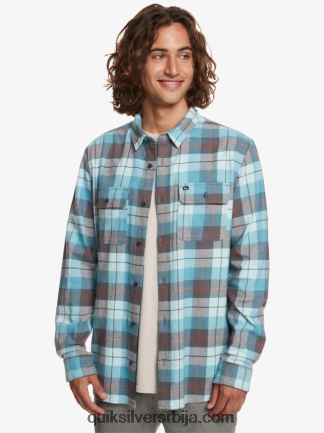 мушкарци Quiksilver кинсале растезљива кошуља дугих рукава ледена аква кинсале Z824VN1507