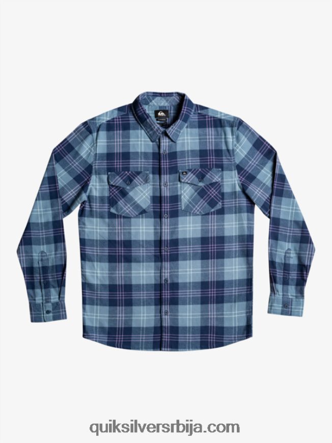 мушкарци Quiksilver Харелев растезљива кошуља дугих рукава провансијски плави зец Z824VN1509