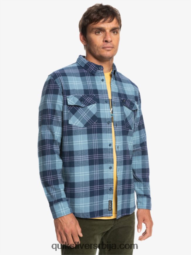 мушкарци Quiksilver Харелев растезљива кошуља дугих рукава провансијски плави зец Z824VN1509