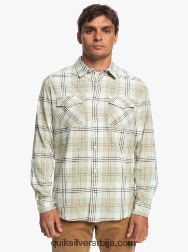 мушкарци Quiksilver Харелев растезљива кошуља дугих рукава пустињска жалфија Z824VN1510