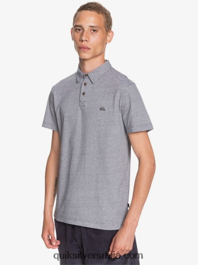 мушкарци Quiksilver свакодневна поло мајица кратких рукава за крстарење сунцем париска ноћ Z824VN1551