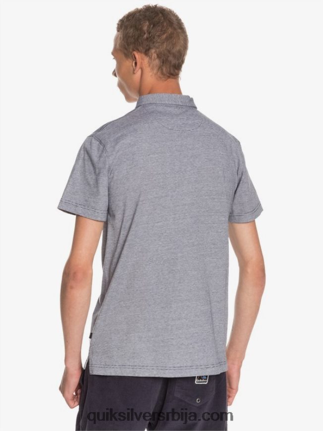 мушкарци Quiksilver свакодневна поло мајица кратких рукава за крстарење сунцем париска ноћ Z824VN1551