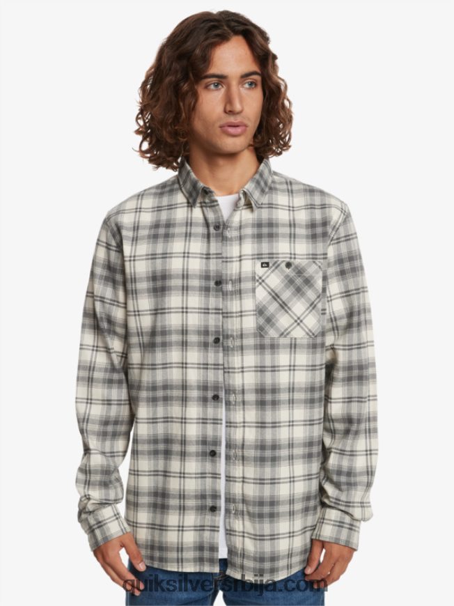 мушкарци Quiksilver хаттон кошуља дугих рукава гвоздена капија хаттон Z824VN1560