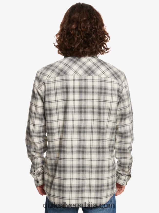 мушкарци Quiksilver хаттон кошуља дугих рукава гвоздена капија хаттон Z824VN1560