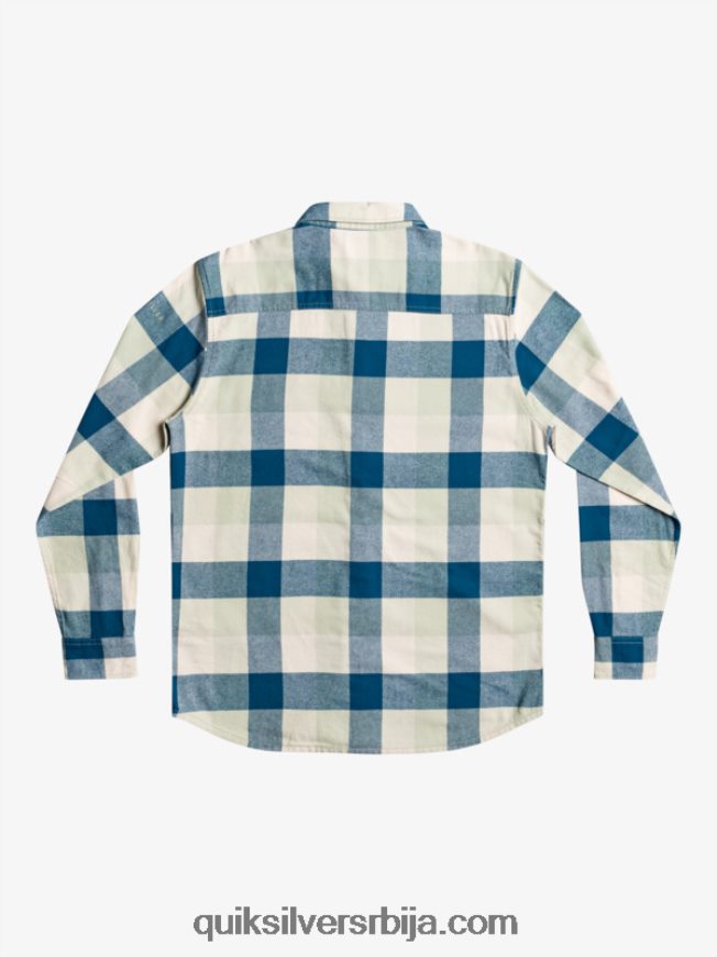 мушкарци Quiksilver фланел кошуља дугих рукава мајка пустињска жалфија матица Z824VN1573