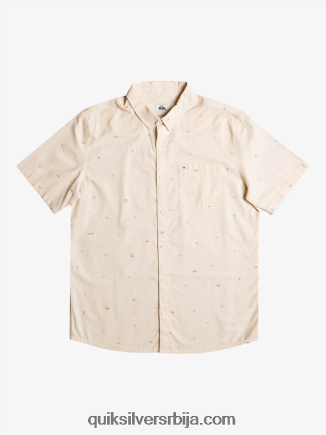 мушкарци Quiksilver размакнута кошуља кратких рукава бреза размакнута Z824VN1630