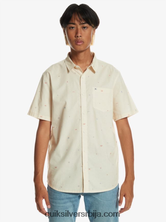мушкарци Quiksilver размакнута кошуља кратких рукава бреза размакнута Z824VN1630
