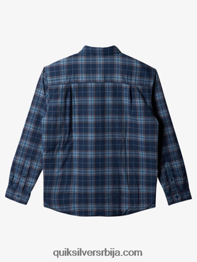 мушкарци Quiksilver фланелска кошуља са изолацијом са слободним пењањем инсигниа плава слободни успон Z824VN1702