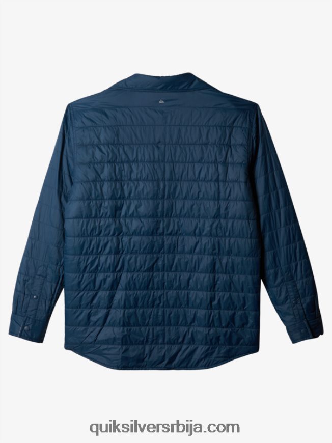 мушкарци Quiksilver фланелска кошуља са изолацијом са слободним пењањем инсигниа плава слободни успон Z824VN1702