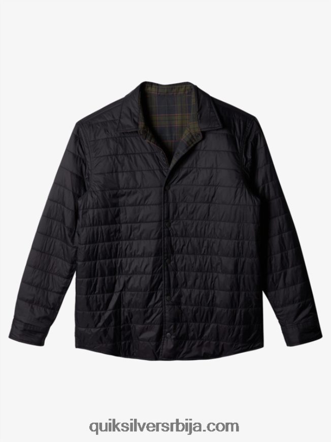 мушкарци Quiksilver фланелска кошуља са изолацијом са слободним пењањем фантомски слободни успон Z824VN1703