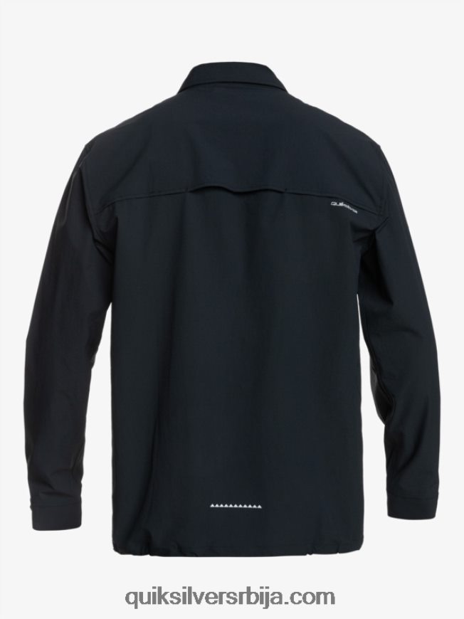 мушкарци Quiksilver испод неба кошуља дугих рукава црн Z824VN1717