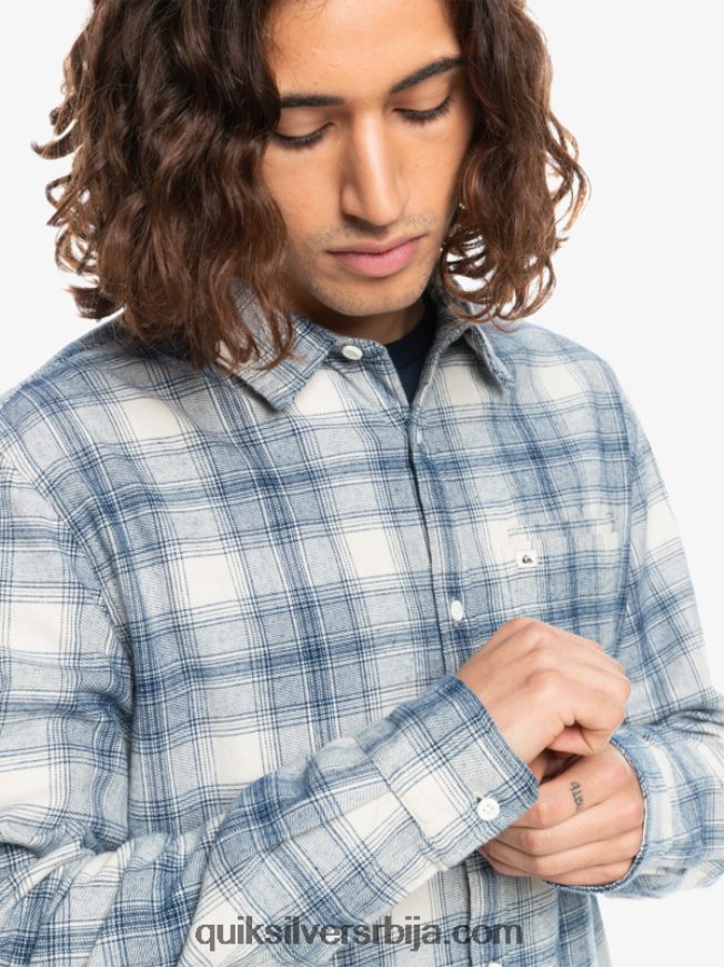 мушкарци Quiksilver ганаваи растезљива фланелска кошуља дугих рукава бирцх ганаваи Z824VN1768